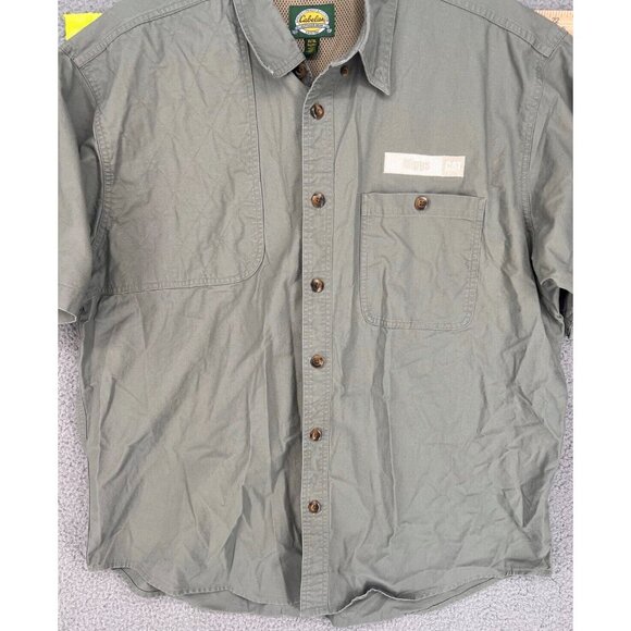 Cabela's Men's Outdoor Shirt Gray Vented Fishing Camping Size XL REG - Picture 2 of 16